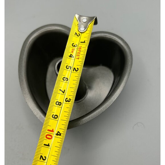 Heart Mini Tube Cake Pans Love Valentine’s Day anniversary tea Nonstick single - Picture 2 of 6
